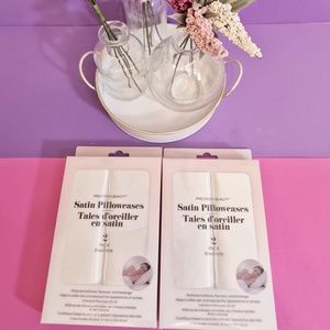 NEW 2 Sets of Satin Pillowcases